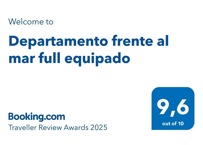 Departamento Frente Al Mar Full Equipado
